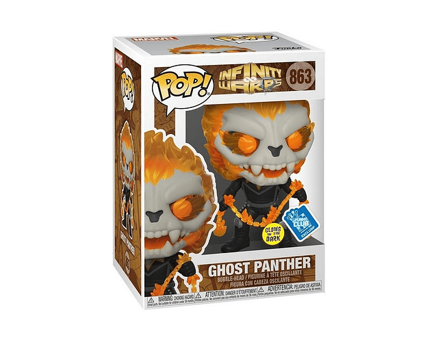 Ghost Panther Funko Pop! Infinity Warps 863 Glow in the Dark