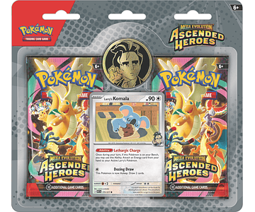 Pokémon Héroes Ascendentes 2pk Blister (Larry) Inglés PREVENTA