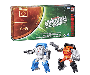 Road Ranger and Puffer Transformers War For Cybertron Kingdom