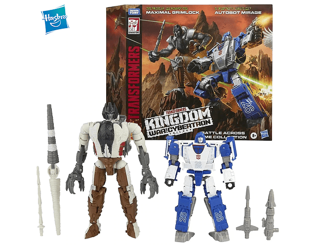 Mirage & Maximal Grimlock Transformers War For Cybertron Kingdom 40