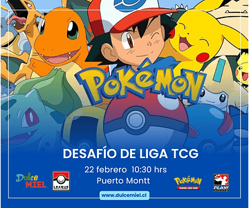 Pokémon Desafío de Liga Domingo 22 Febrero 10:30