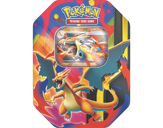 Pokémon Lata Mega-Charizard Inglés