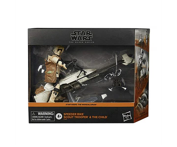 Speeder Bike Scout Trooper & The Child Star Wars The Black Series The Mandalorian