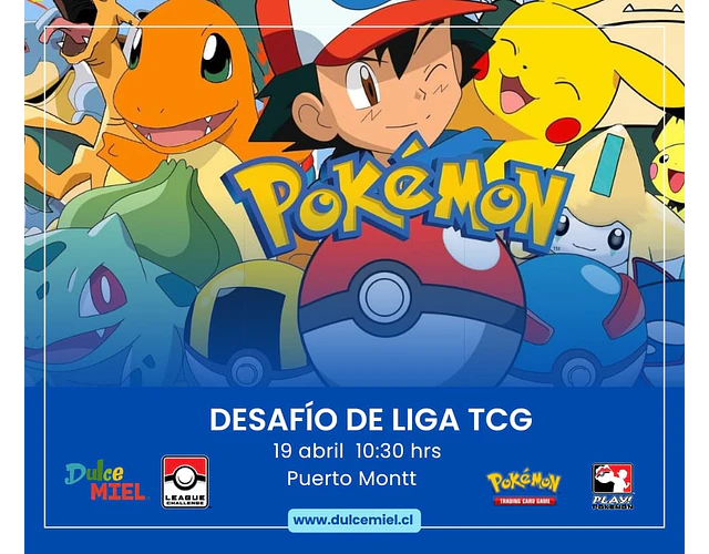 Pokémon Desafío de Liga TCG Domingo 19 Abril