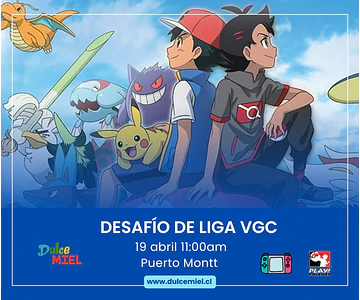 Pokémon Desafío de Liga VGC Domingo 19 Abril