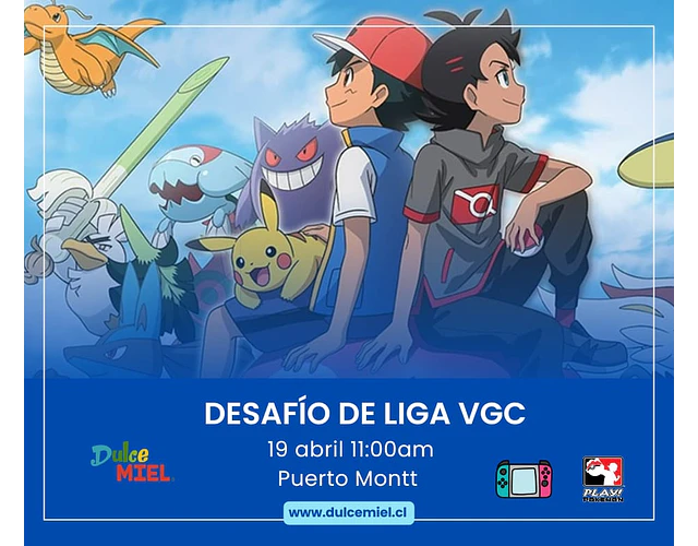 Pokémon Desafío de Liga VGC Domingo 19 Abril