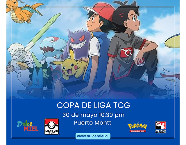 Pokémon Copa de Liga TCG Sábado 30 Mayo 2026