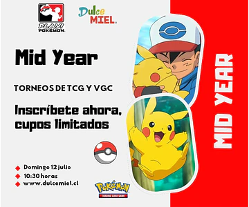 Pokémon Mid Year VGC Domingo 12 Julio
