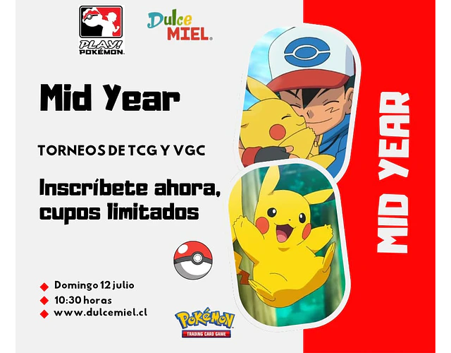 Pokémon Mid Year VGC Domingo 12 Julio