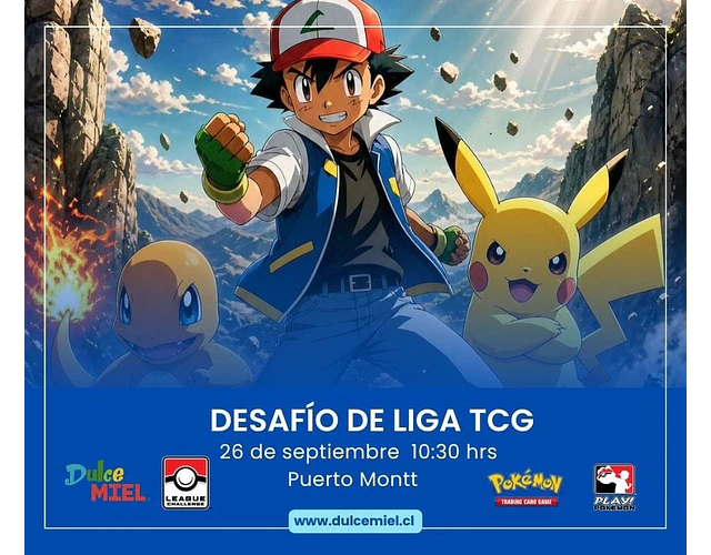 Pokémon Desafío de Liga TCG Sabado 26 Septiembre
