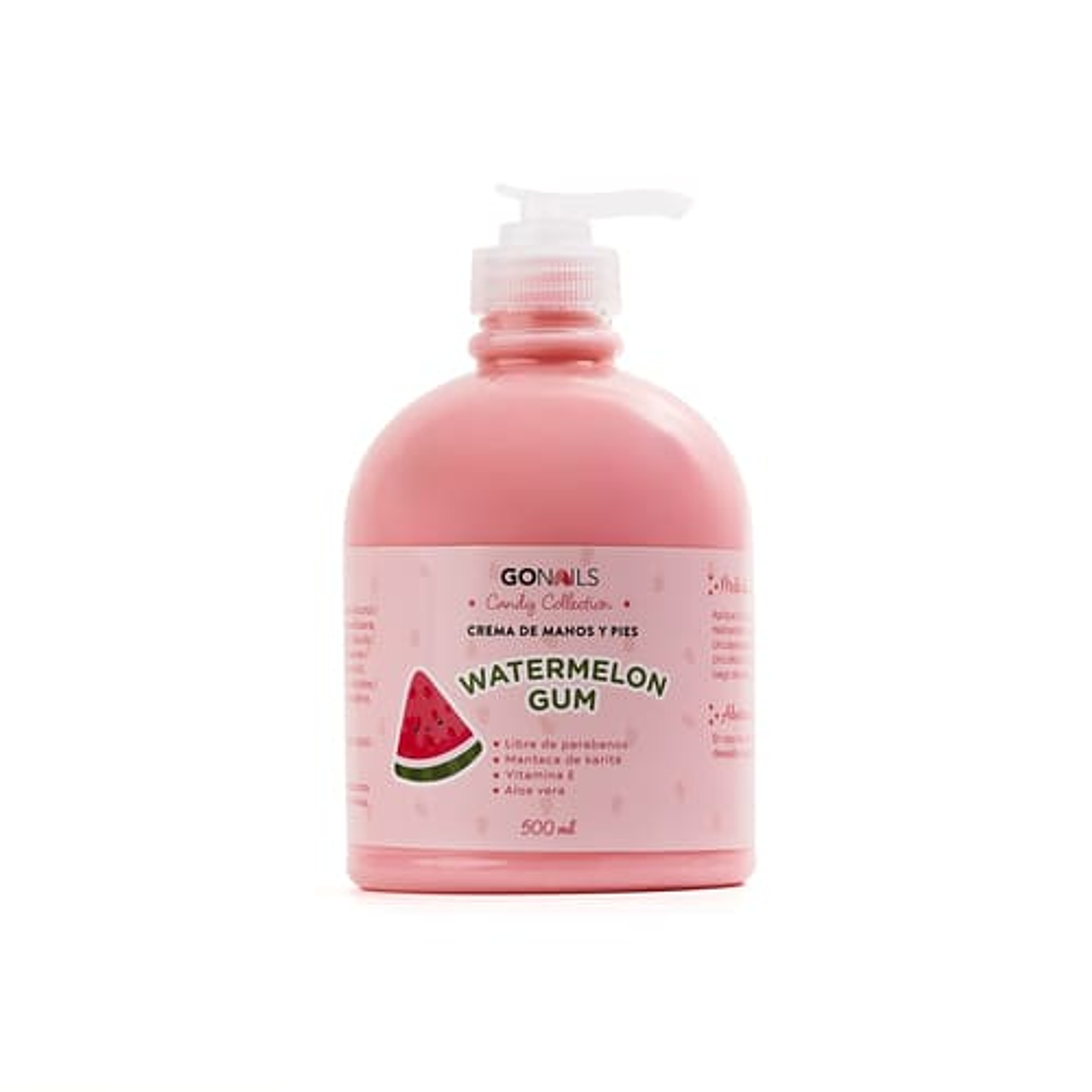 Go Nails — Crema de manos y pies Watermelon Gum 500 ml 1