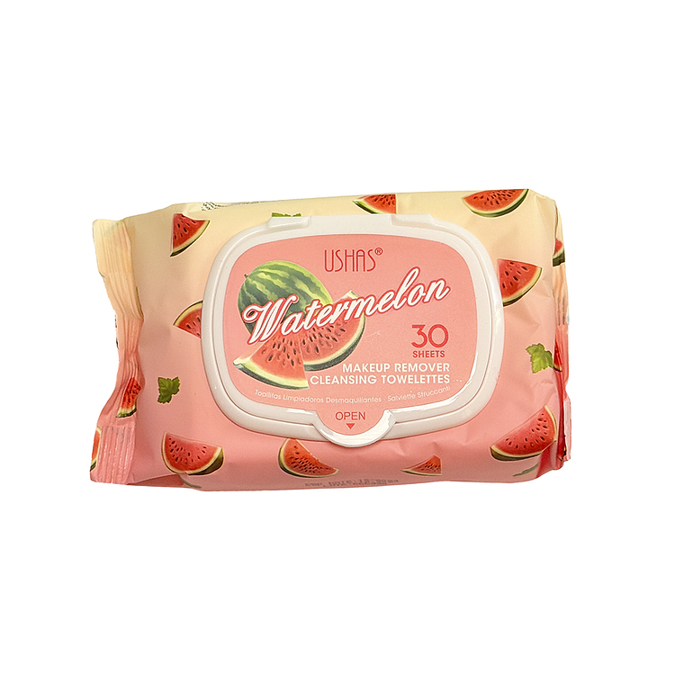 Ushas — Toallitas removedoras de maquillaje Watermelon (30 pcs aprox.) 1