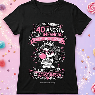 POLERA 40 AÑOS (T-SHIRT)