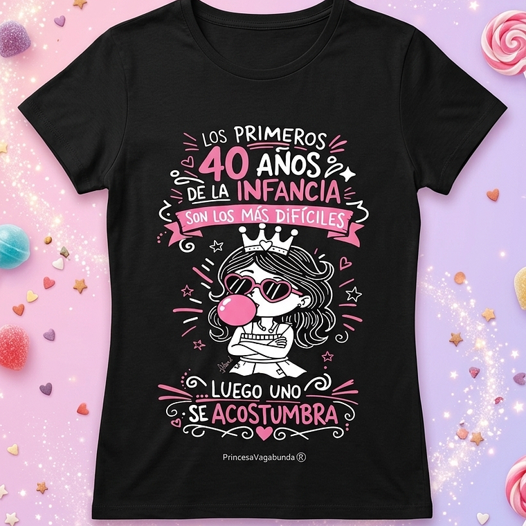 POLERA 40 AÑOS (T-SHIRT) 1