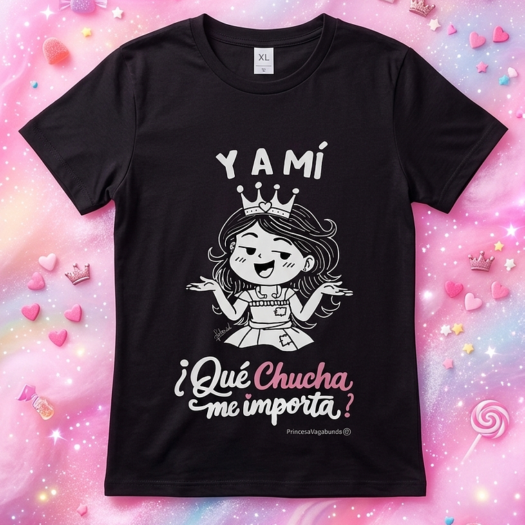 POLERA QUÉ CHUCHA ME IMPORTA (T-SHIRT) 1