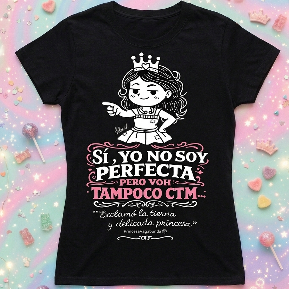 POLERA NO SOY PERFECTA (T-SHIRT) 1