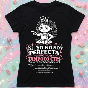 POLERA NO SOY PERFECTA (T-SHIRT)