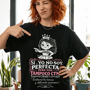 POLERA NO SOY PERFECTA (T-SHIRT)