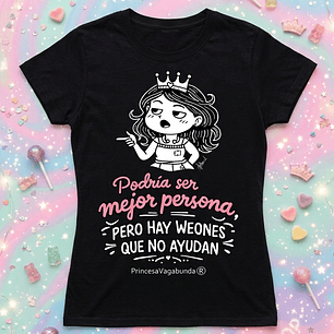 POLERA MEJOR PERSONA (T-SHIRT)