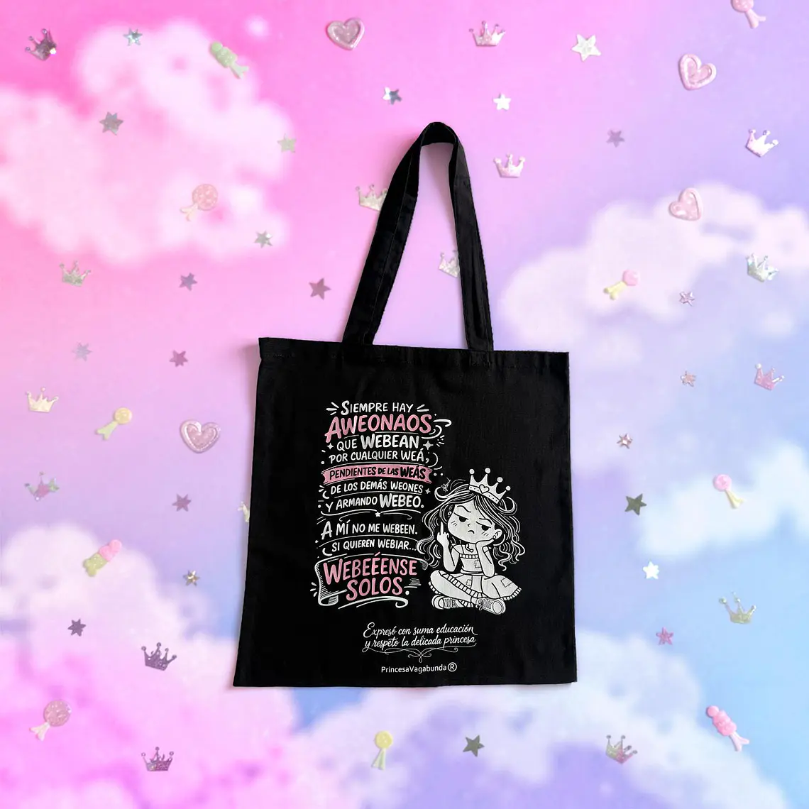 BOLSA DE TELA - WEONES (TOTE BAG) 1