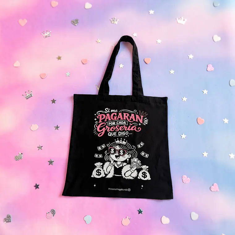 BOLSA DE TELA - MILLONARIA (TOTE BAG) 1