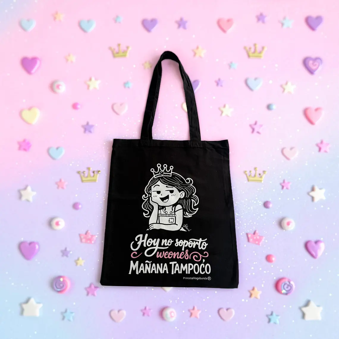 BOLSA DE TELA - NO SOPORTO WEONES (TOTE BAG) 1