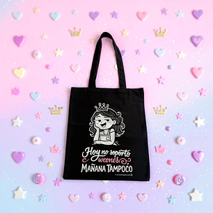 BOLSA DE TELA - NO SOPORTO WEONES (TOTE BAG)