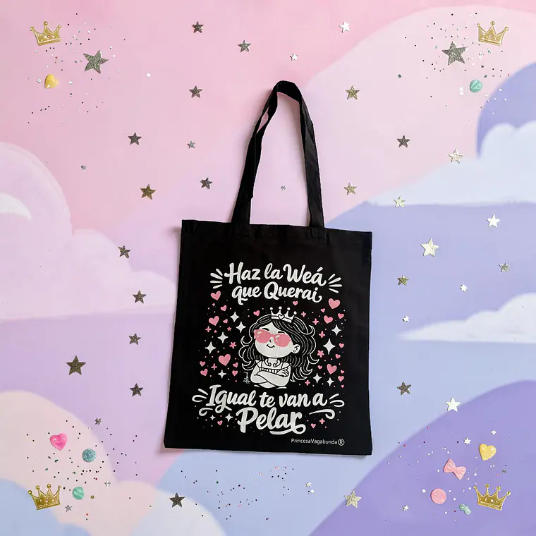 BOLSA DE TELA - HAZ LA WEÁ (TOTE BAG) 1