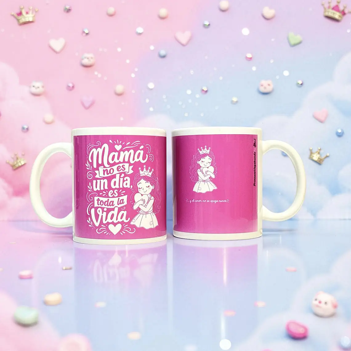 Tazón base blanca - Día de la mamá siempre (mug) 3