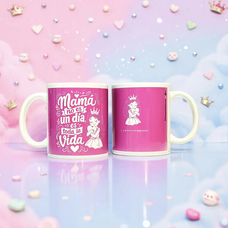 Tazón base blanca - Día de la mamá siempre (mug) 3