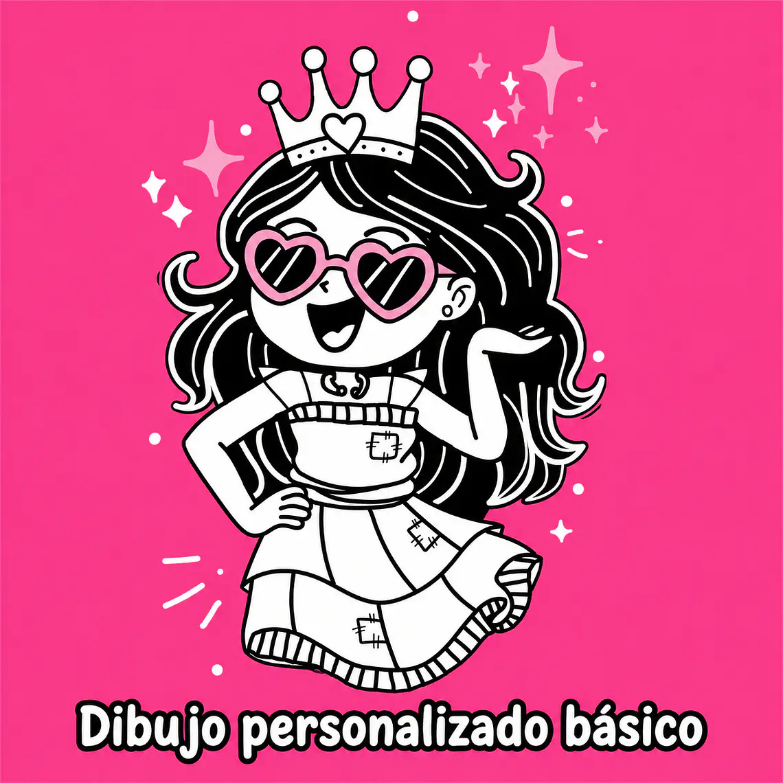 DIBUJO PERSONALIZADO BÁSICO ESTAMPADO  1