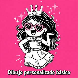 DIBUJO PERSONALIZADO BÁSICO ESTAMPADO 