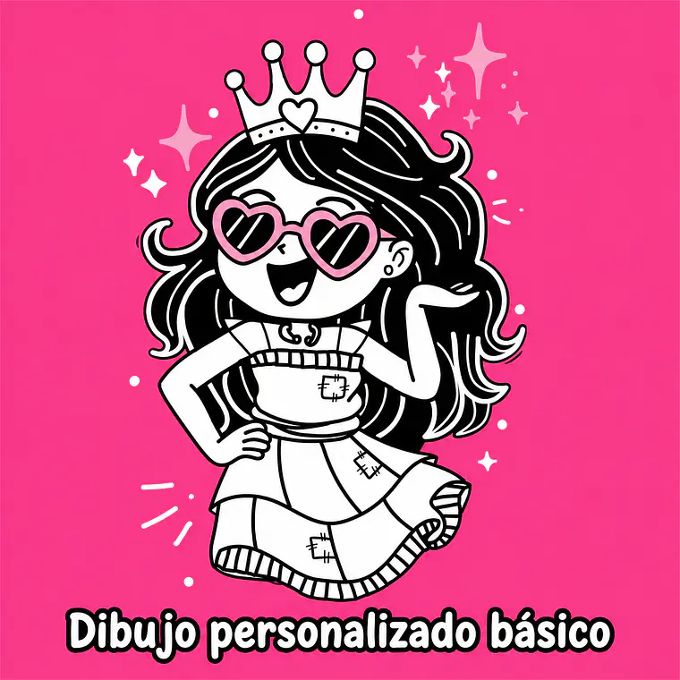 DIBUJO PERSONALIZADO BÁSICO ESTAMPADO  1