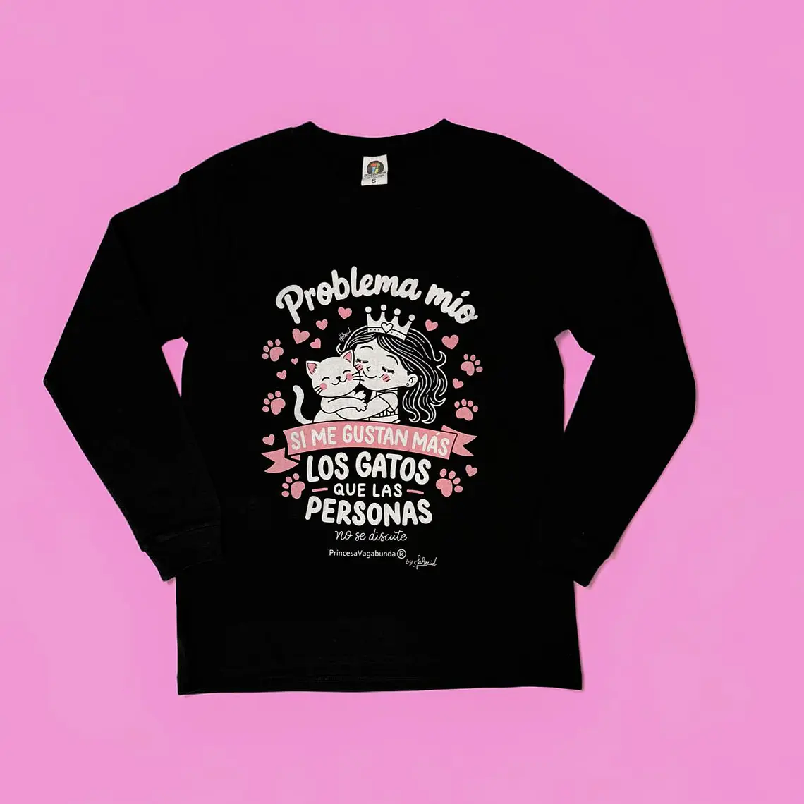 POLERA MANGA LARGA GATOS 1