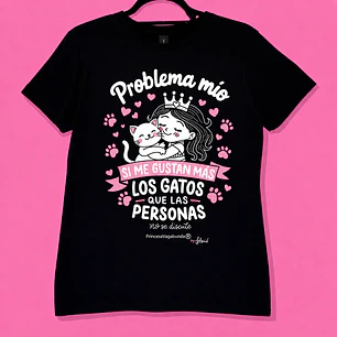 POLERA PROBLEMA MÍO GATOS (T-SHIRT)