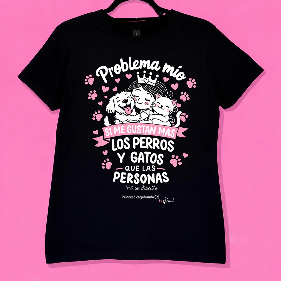 POLERA PROBLEMA MÍO PERROS GATOS (T-SHIRT) 1