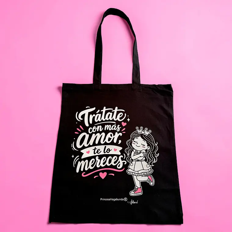 BOLSA DE TELA - TRATATE CON MÁS AMOR (TOTE BAG) 1
