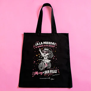 BOLSA DE TELA - SER FELIZ (TOTE BAG)