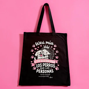 BOLSA DE TELA - WEÁ MÍA PERROS (TOTE BAG)