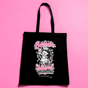 BOLSA DE TELA- BORRACHA BUENA MUCHACHA (TOTE BAG)