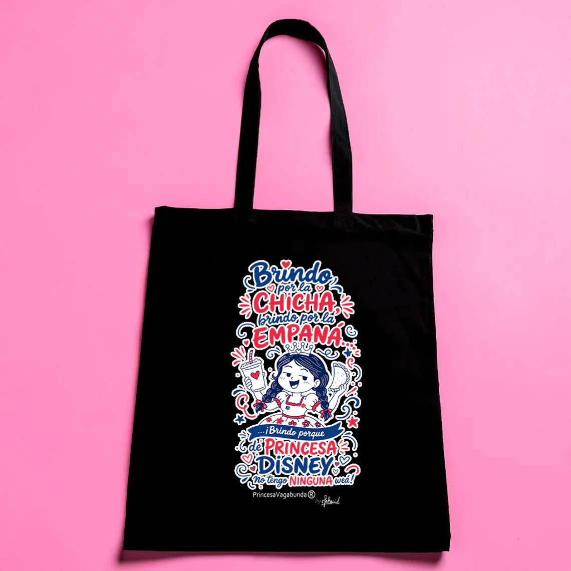 BOLSA DE TELA- BRINDO PRINCESA (TOTE BAG) 1