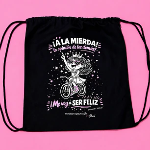 MOCHILA NEGRA- FELIZ