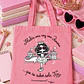 BOLSA DE TELA ROSADA- HABÍA UNA VEZ (TOTE BAG) - Miniatura 2