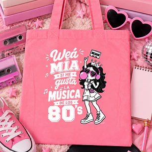 BOLSA DE TELA ROSADA- WEÁ 80
