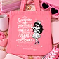 BOLSA DE TELA ROSADA- VIEJA (TOTE BAG) - Miniatura 2