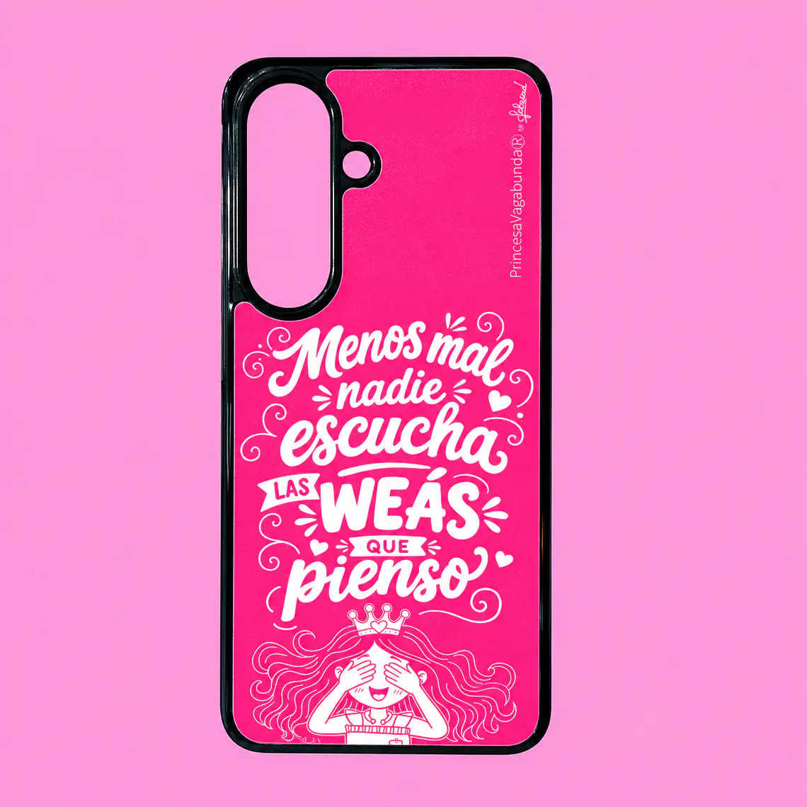 CARCASA TPU - WEÁS QUE PIENSO VERSIÓN ROSA (CASE) 1