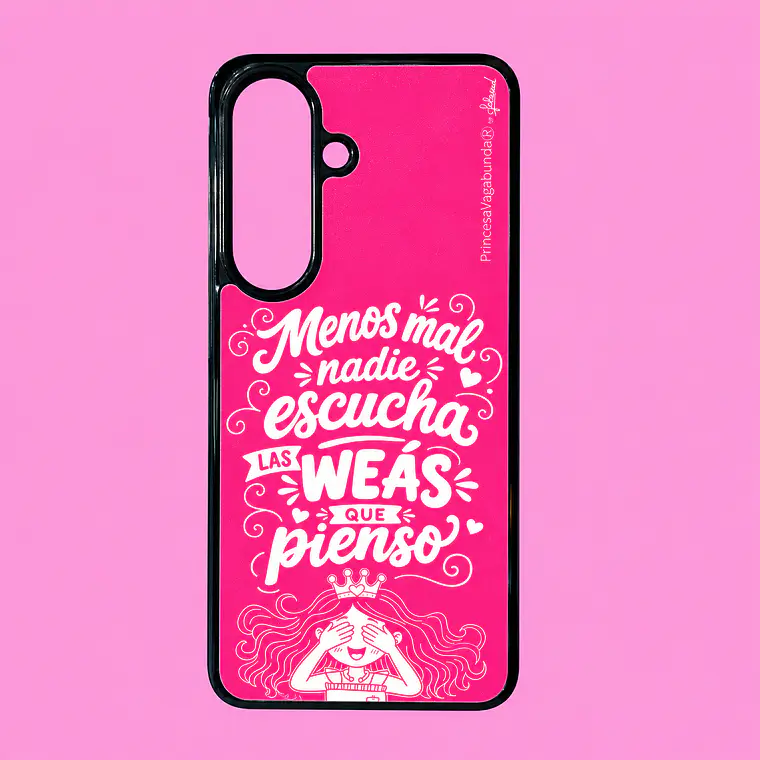 CARCASA TPU - WEÁS QUE PIENSO VERSIÓN ROSA (CASE) 1