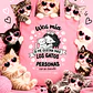 BOLSA DE TELA ROSADA- WEÁ MÍA GATOS (TOTE BAG) - Miniatura 2