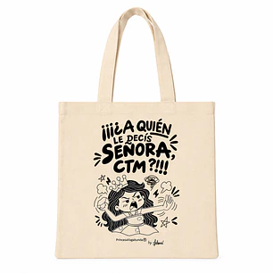 BOLSA DE TELA CRUDO - SEÑORA