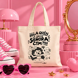 BOLSA DE TELA CRUDO - SEÑORA